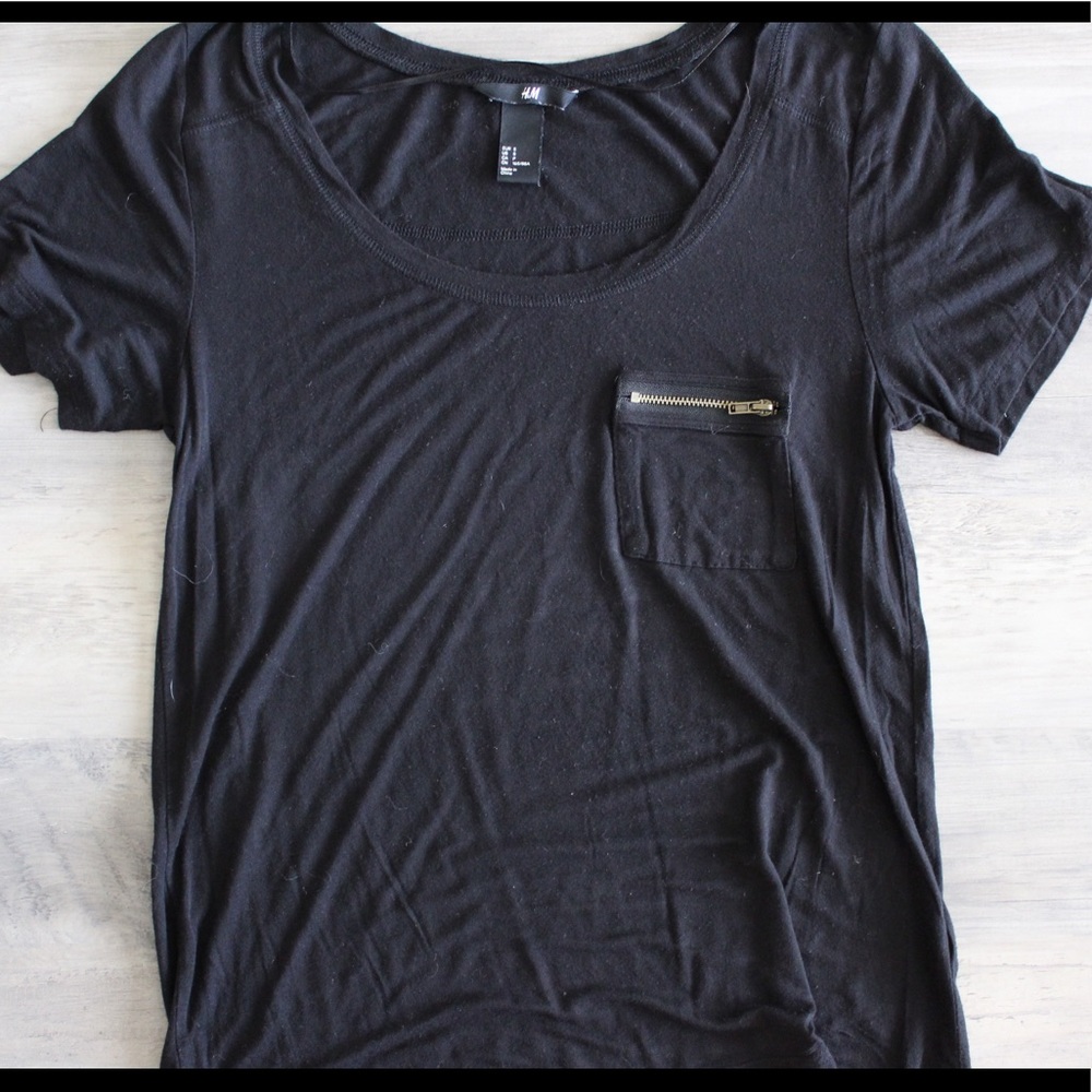 H&M Zipper Pocket Top